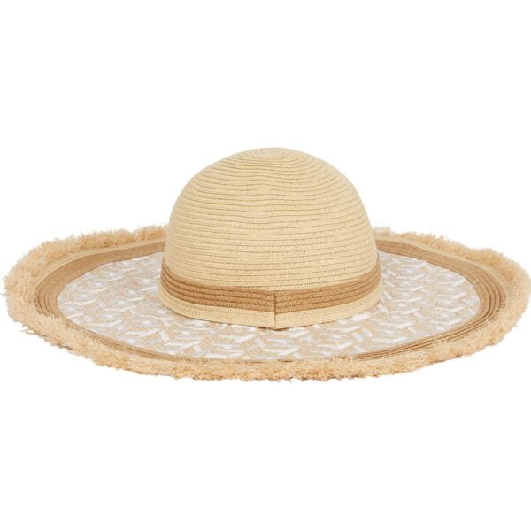 Γυναικείο καπέλο Tommy Hilfiger TH Summer Straw Hat AW0AW11803 0F5 Neutral