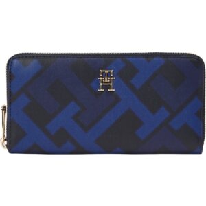 Γυναικείο πορτοφόλι Tommy Hilfiger Iconic Za Monogram AW0AW14003 DW6 Μπλε