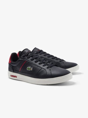 Ανδρικά sneakers LACOSTE Europa Pro 222 7-44SMA00121B5 Black/red
