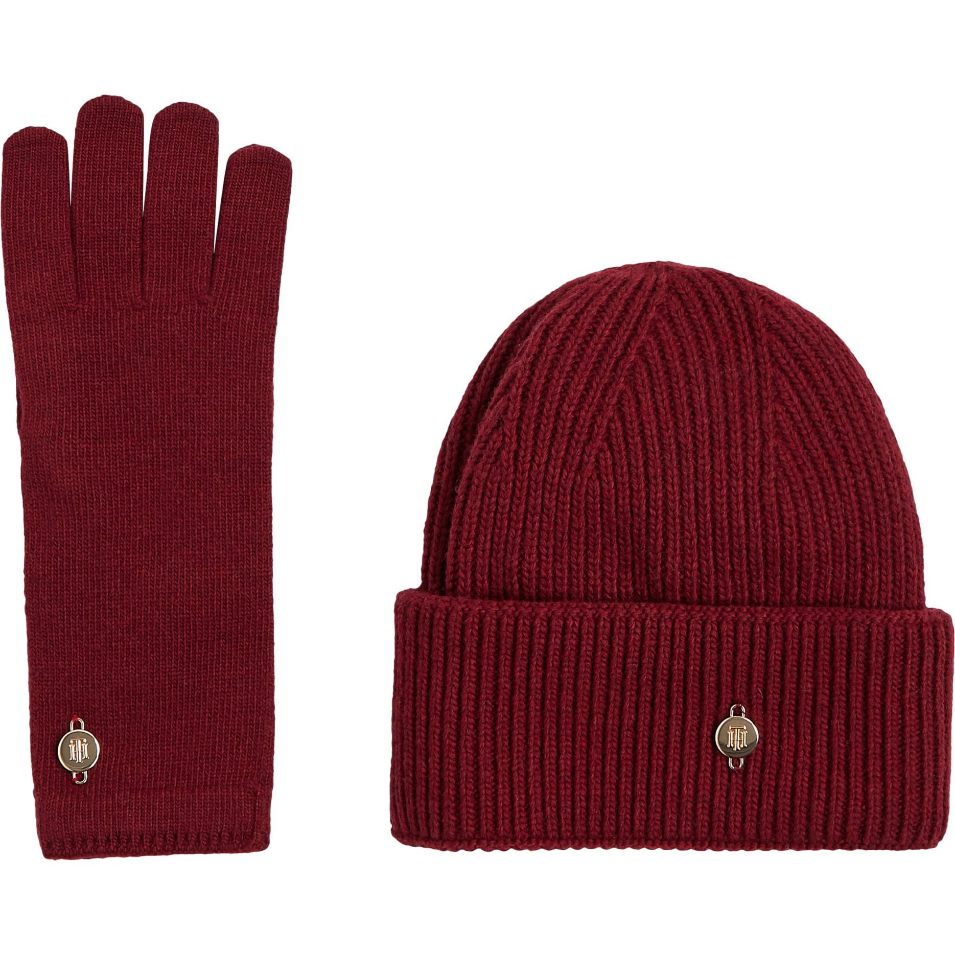 Tommy Hilfiger Σετ γάντια σκούφος TH Elevated Beanie Gloves GP AW0AW13909XJS 1 Tommy Hilfiger Σετ γάντια σκούφος TH Elevated Beanie Gloves GP AW0AW13909XJS