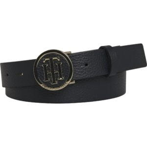 Γυναικεία ζώνη Tommy Hilfiger TH Round Buckle Belt AW0AW08605 CJM
