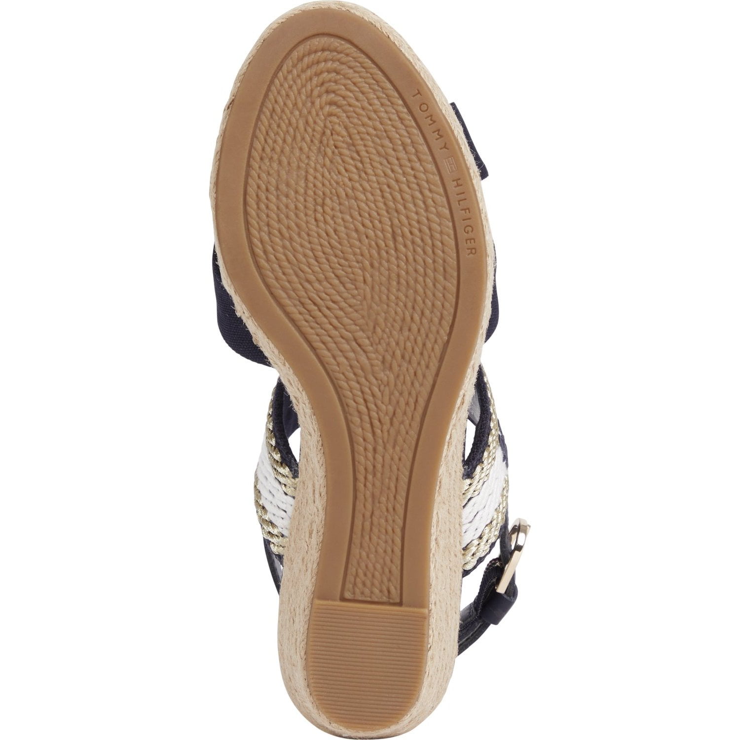 Γυναικείες πλατφόρμες Tommy Hilfiger Golden Webbing Mid Wedge FW0FW07090 DW6 4 Γυναικείες πλατφόρμες Tommy Hilfiger Golden Webbing Mid Wedge FW0FW07090 DW6 - Image 4