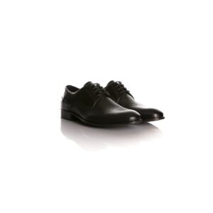 Ανδρικά δερμάτινα δετά παπούτσια  ROBINSON 67206 Black