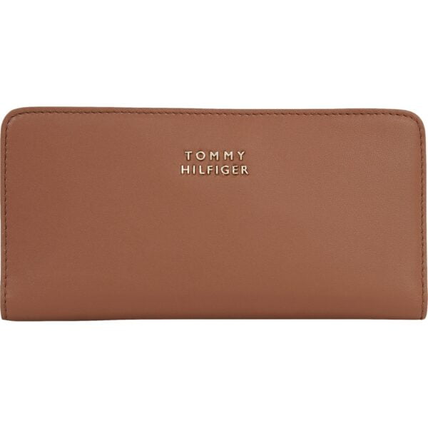 Γυναικείο πορτοφόλι Tommy Hilfiger Emblem Casual Chic Leather Large Wallet AW0AW14916 0HD