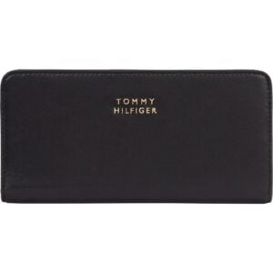 Γυναικείο πορτοφόλι Tommy Hilfiger Emblem Casual Chic Leather Large Wallet AW0AW14916 BDS
