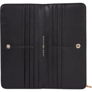 Γυναικείο πορτοφόλι Tommy Hilfiger Emblem Casual Chic Leather Large Wallet AW0AW14916 BDS