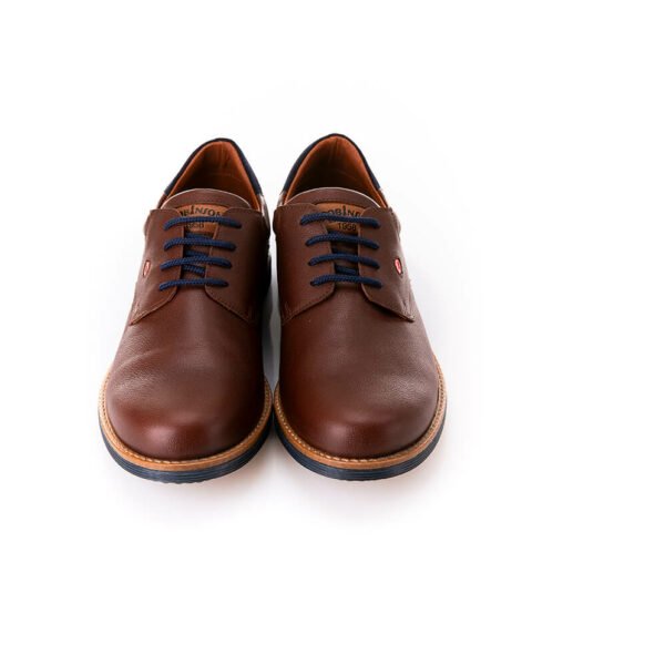 Ανδρικά δερμάτινα παπούτσια ROBINSON 70070 Brown