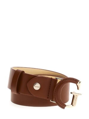Γυναικεία ζώνη GUESS Masie Adjustable pant belt BW9066P4135 Cognac