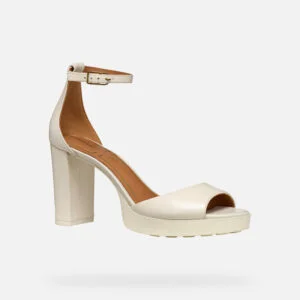 Γυναικεία πέδιλα GEOX Walk Pleasure 85S D45B6D 00043 C1002 Off white