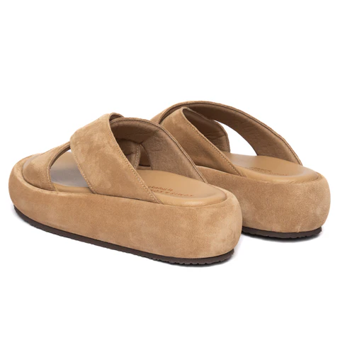 Γυναικείες δερμάτινες πλατφόρμες Komis & Komis B302 Camel 3 Γυναικείες δερμάτινες πλατφόρμες Komis & Komis B302 Camel - Image 3