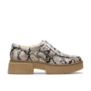 Γυναικεία μοκασίνια CLARKS Linoso Monk Grey snake