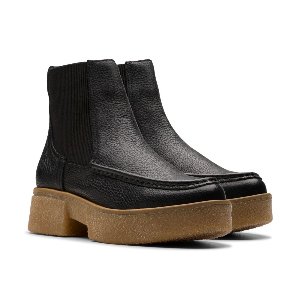 Γυναικεία μποτάκια CLARKS Linoso Top Black 4 Γυναικεία μποτάκια CLARKS Linoso Top Black - Image 4