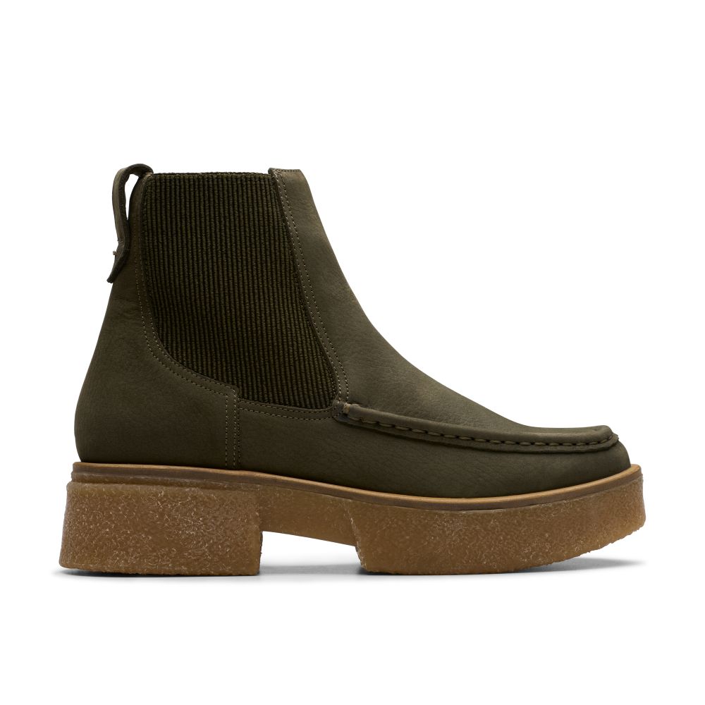 Γυναικεία μποτάκια CLARKS Linoso Top Dark green 1 Γυναικεία μποτάκια CLARKS Linoso Top Dark green