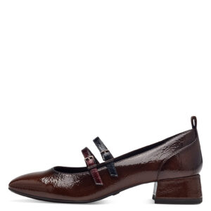 Γυναικείες γόβες Tamaris 1-22318-43 392 Cognac comb