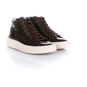 Ανδρικά δερμάτινα μποτάκια ROBINSON 69912 Brown