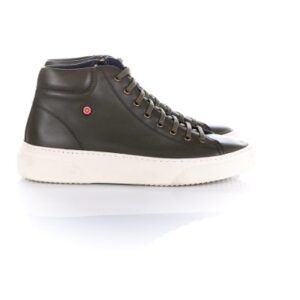 Ανδρικά δερμάτινα μποτάκια ROBINSON 69912 Χακί