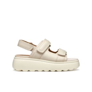 Γυναικείες πλατφόρμες GEOX Spherica EC4 D55D4B 00085 C1122 Papyrus