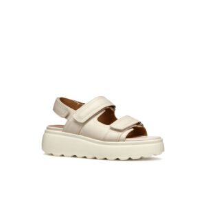 Γυναικείες πλατφόρμες GEOX Spherica EC4 D55D4B 00085 C1122 Papyrus