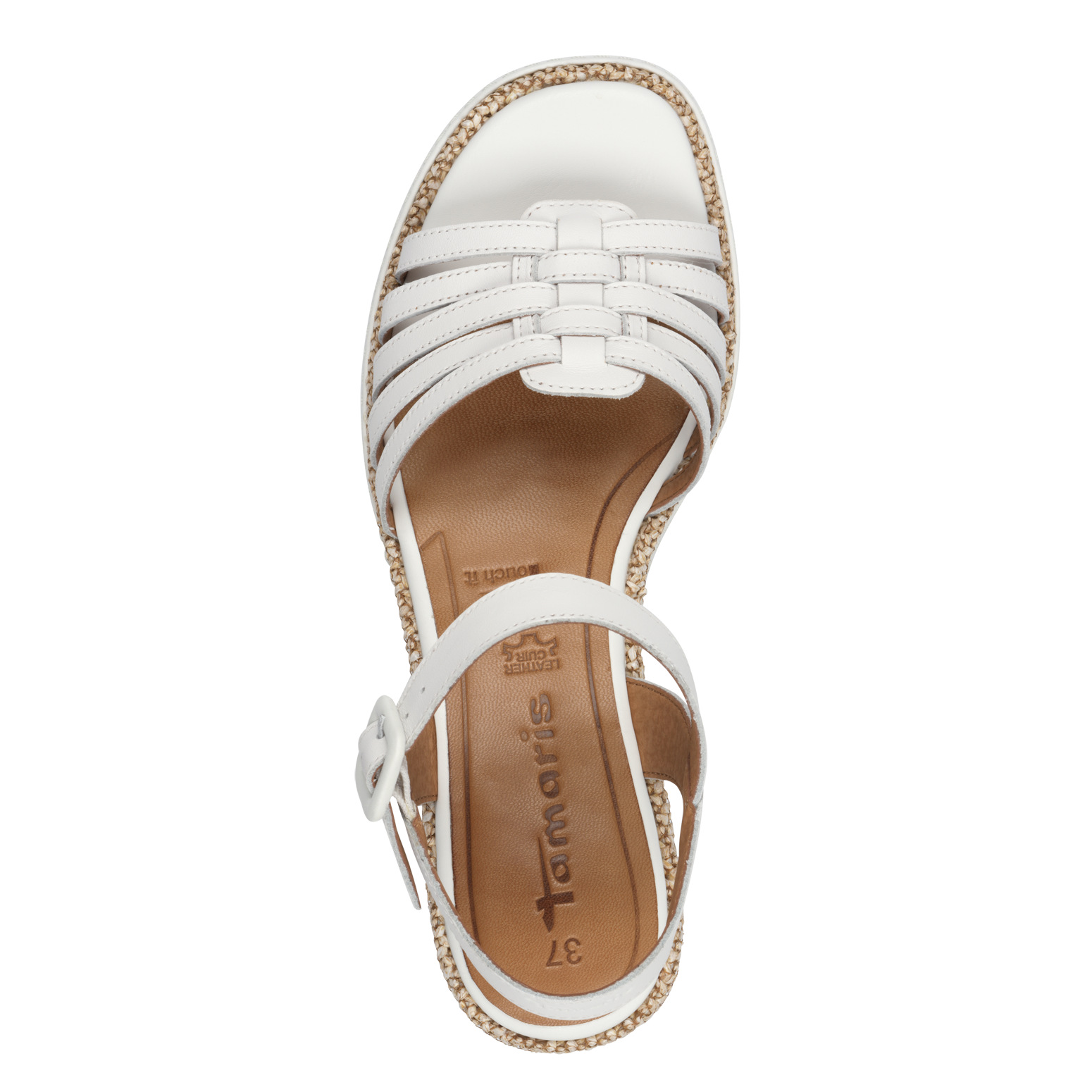 Γυναικείες πλατφόρμες Tamaris 1-28332-44 100 White 4 Γυναικείες πλατφόρμες Tamaris 1-28332-44 100 White - Image 4