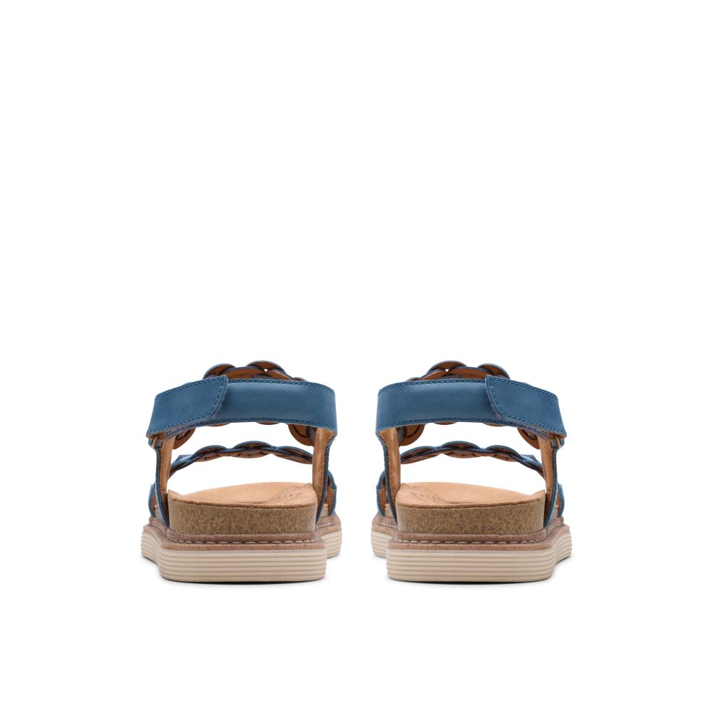 Γυναικείες πλατφόρμες Clarks Arwell Glide Blue 5 Γυναικείες πλατφόρμες Clarks Arwell Glide Blue - Image 5