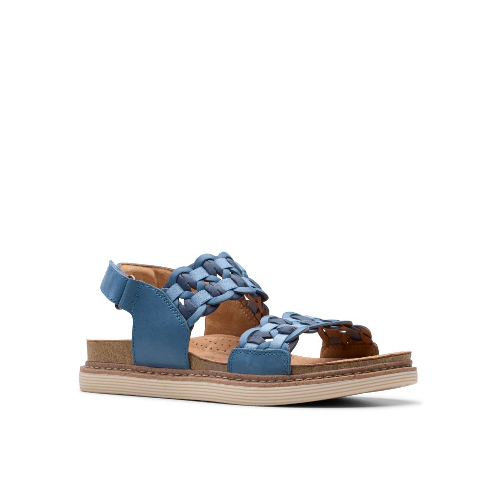 Γυναικείες πλατφόρμες Clarks Arwell Glide Blue 7 Γυναικείες πλατφόρμες Clarks Arwell Glide Blue - Image 7