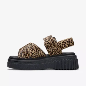 Γυναικείες πλατφόρμες Clarks Evamar Wish Leopard print