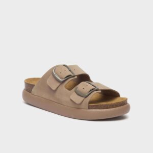 Γυναικεία σανδάλια Scholl Noelle chunky Eva F322492361 Dark beige