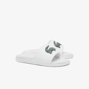 Ανδρικές παντόφλες Lacoste Serve slide Dual 125Cma 749CMA00381R5 Wht/green