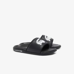 Ανδρικές παντόφλες Lacoste Serve slide Dual 1253Cma 749CMA0038312 Blk/wht