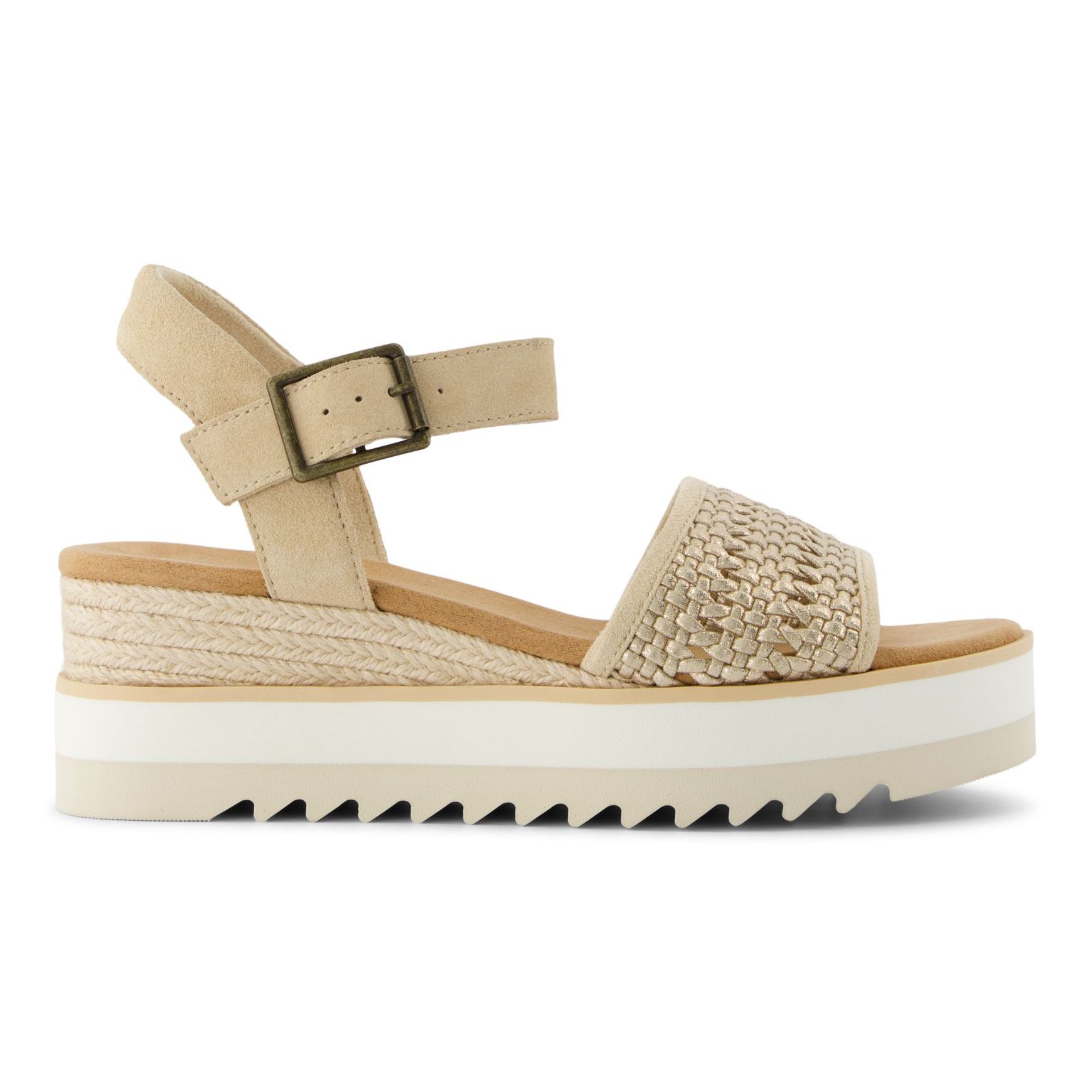 Γυναικείες πλατφόρμες TOMS Diana 10021959 Champagne 1 Γυναικείες πλατφόρμες TOMS Diana 10021959 Champagne
