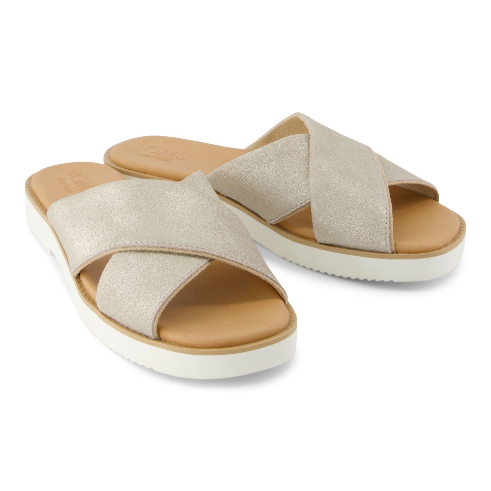 Γυναικεία σανδάλια TOMS Mae Crossover 10021991 Champagne metallic 8 Γυναικεία σανδάλια TOMS Mae Crossover 10021991 Champagne metallic - Image 8