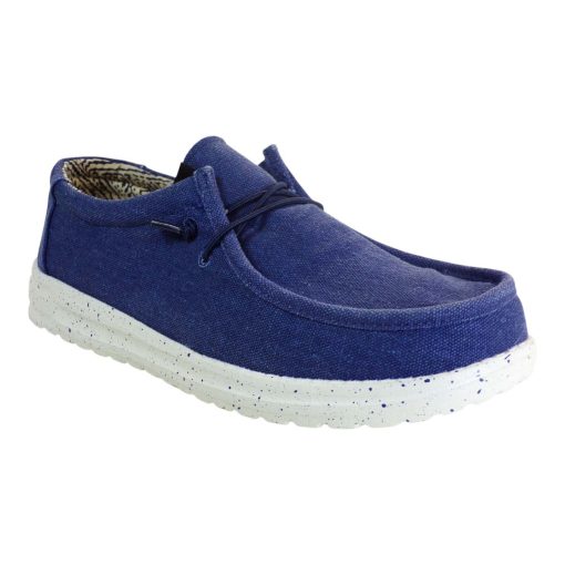 Ανδρικά casual παπούτσια ROBINSON 50110 Μπλε 4 Ανδρικά casual παπούτσια ROBINSON 50110 Μπλε - Image 4
