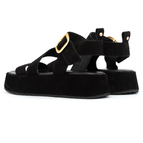 Γυναικείες πλατφόρμες Komis & Komis C304 Black 3 Γυναικείες πλατφόρμες Komis & Komis C304 Black - Image 3