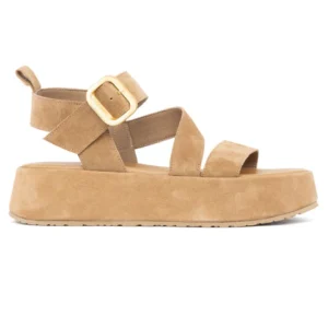 Γυναικείες πλατφόρμες Komis & Komis C304 Tabacco