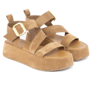 Γυναικείες πλατφόρμες Komis & Komis C304 Tabacco