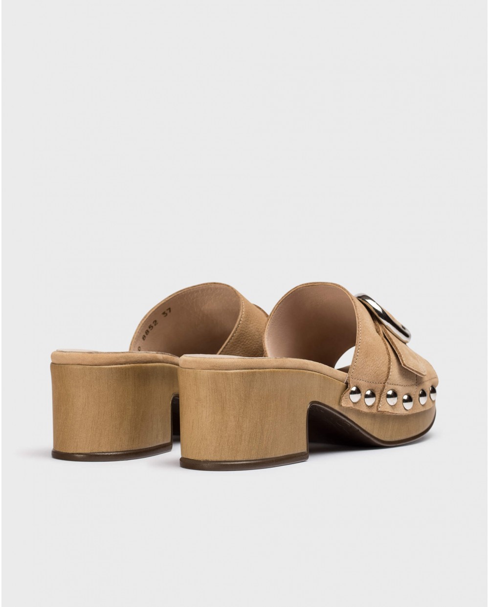 Γυναικεία mules WONDERS Bianca D-8852-P Sand 5 Γυναικεία mules WONDERS Bianca D-8852-P Sand - Image 5