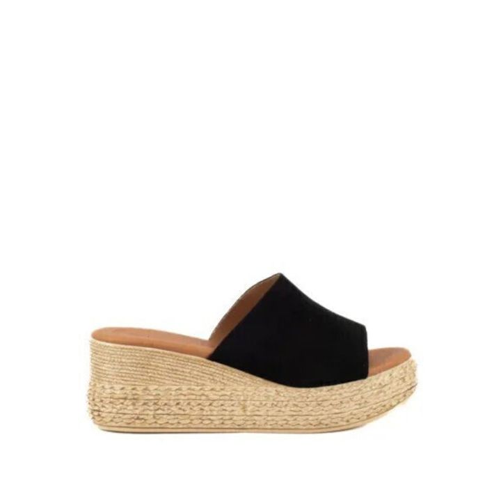 Γυναικείες πλατφόρμες EVA FRUTOS 3767 Negro