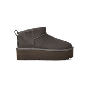 Γυναικεία μποτάκια UGG Classic Ultra mini platform 1135092-Charcoal