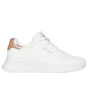 Γυναικεία sneakers SKECHERS Embossed duraleather gore 177291_WHT