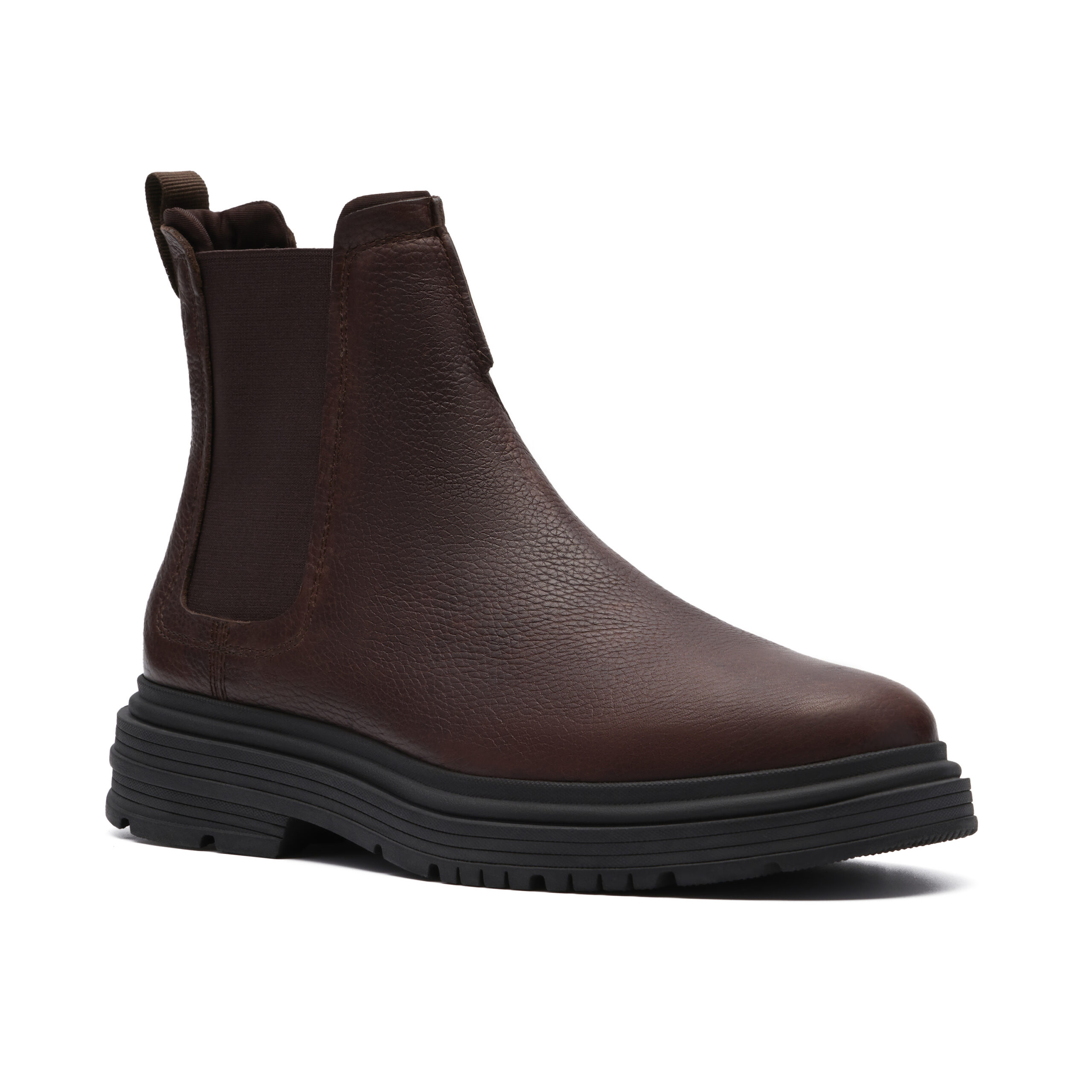 Ανδρικά μποτάκια CLARKS Badbury Ease Dk Brown 4 Ανδρικά μποτάκια CLARKS Badbury Ease Dk Brown - Image 4