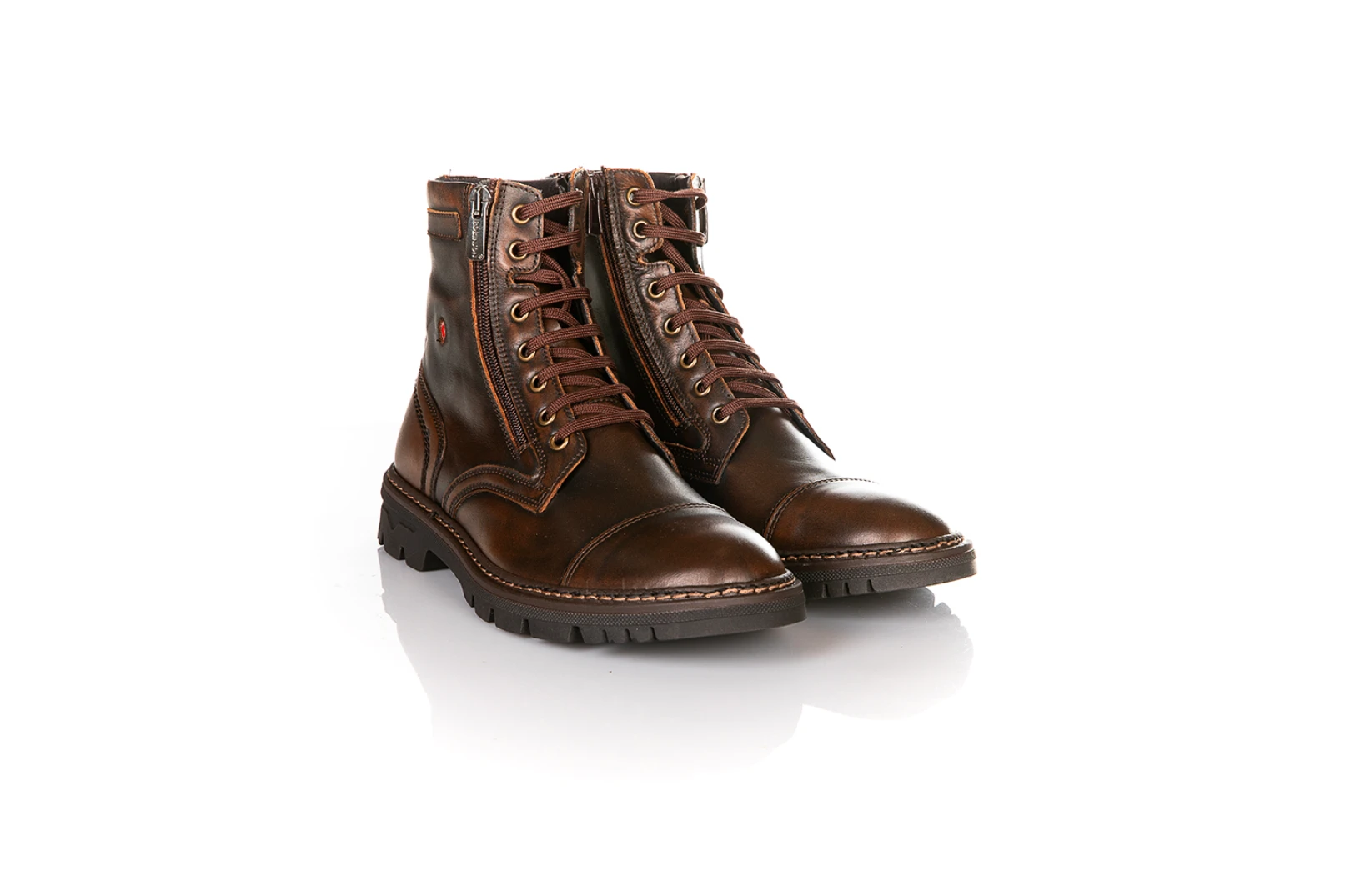 Ανδρικά δερμάτινα μποτάκια ROBINSON 75400 Brown 2 Ανδρικά δερμάτινα μποτάκια ROBINSON 75400 Brown - Image 2