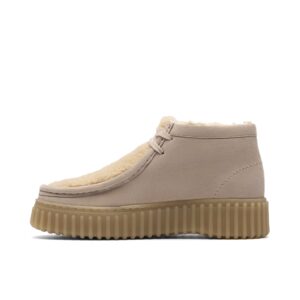 Γυναικεία μποτάκια Clarks Torhill Moss sand warmlined