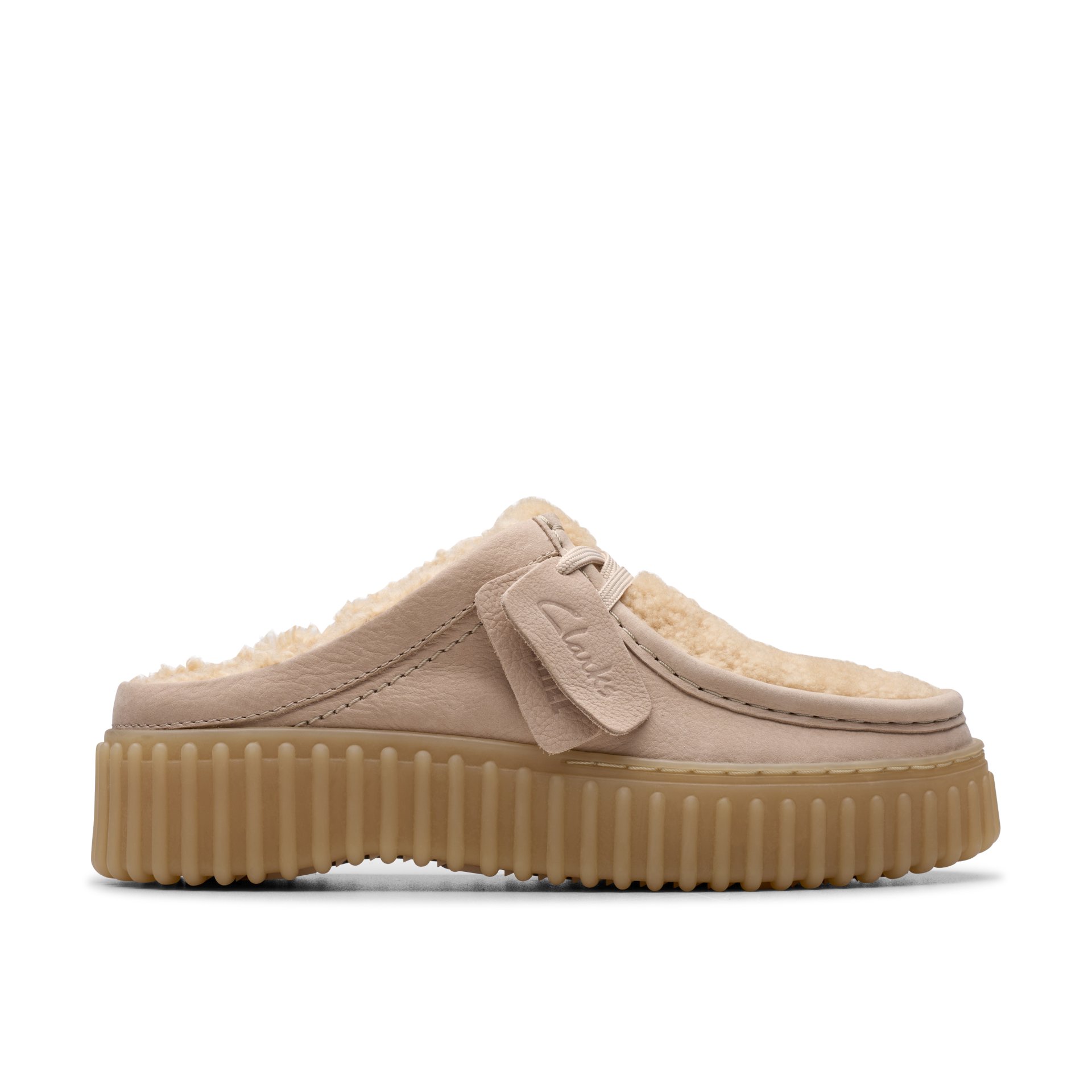 Γυναικεία παντόφλα Clarks Torhill Mule Sand warmlined 1 Γυναικεία παντόφλα Clarks Torhill Mule Sand warmlined