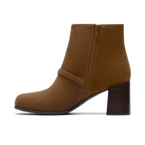 Γυναικεία μποτάκια Clarks Keirsta Day Dark tan