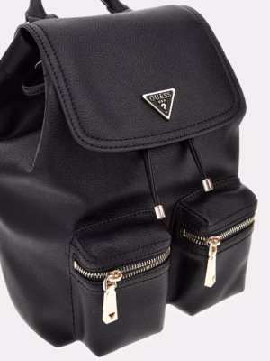Γυναικεία τσάντα Backpack GUESS Manhattan II Fllap HWBG711831 Black