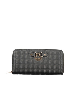 Γυναικείο πορτοφόλι GUESS Nadira slg large Zip Around SWQG8424146_Black