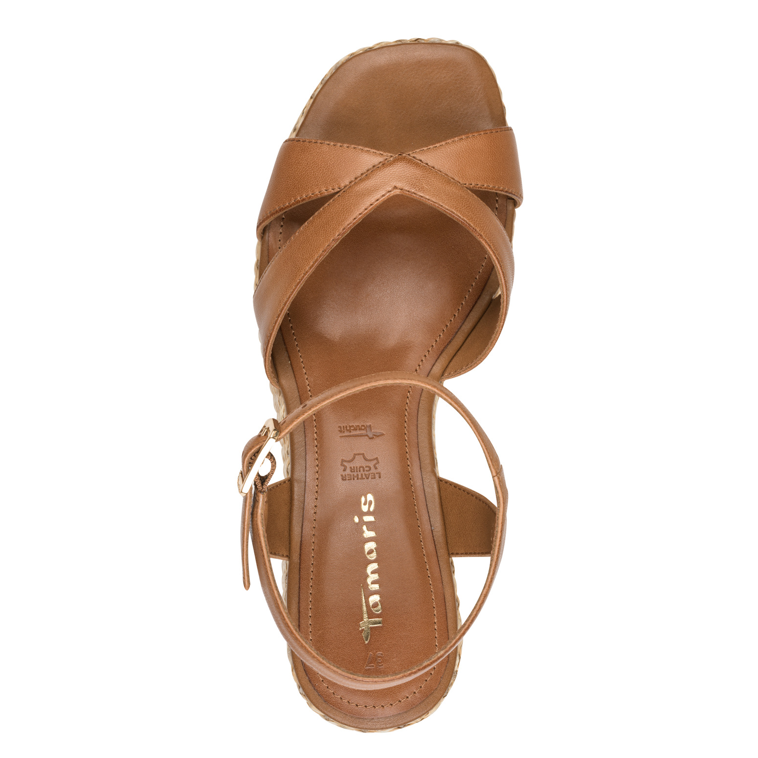 Γυναικεία πέδιλα Tamaris 1-28313-44-305 Cognac 4 Γυναικεία πέδιλα Tamaris 1-28313-44-305 Cognac - Image 4