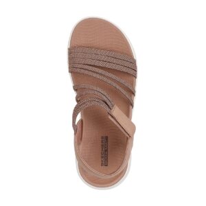 Γυναικεία σανδάλια SKECHERS Go Walk Flex sandal 141473_TAN