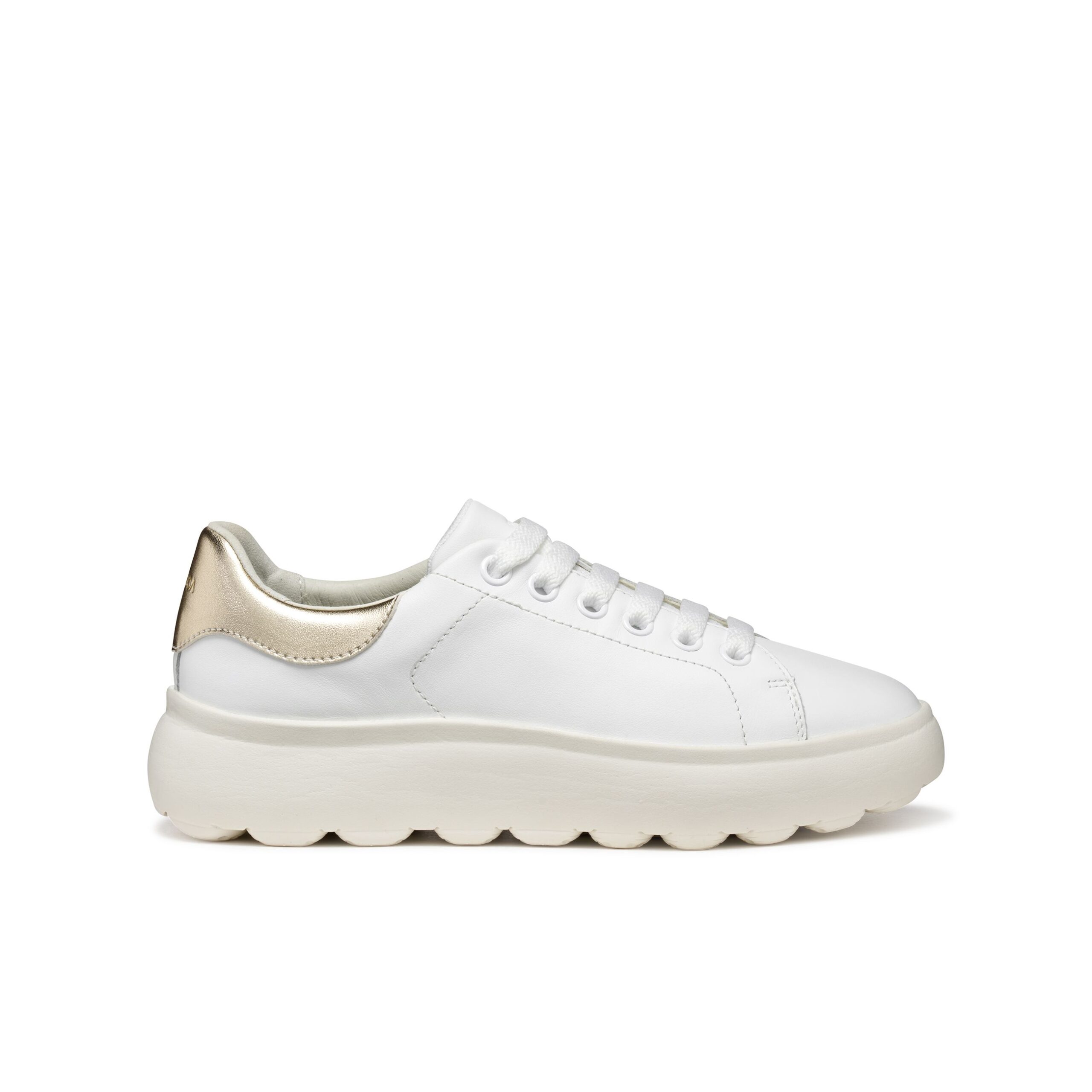 Γυναικεία sneakers GEOX Spherica Ec4 1 D45TCD 085BN C1327 White/lt.gold 1 Γυναικεία sneakers GEOX Spherica Ec4 1 D45TCD 085BN C1327 White/lt.gold