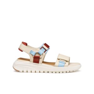 Γυναικεία σανδάλια GEOX D Flextride S D65BSC 05415 C1S0B Papyrus/crystal